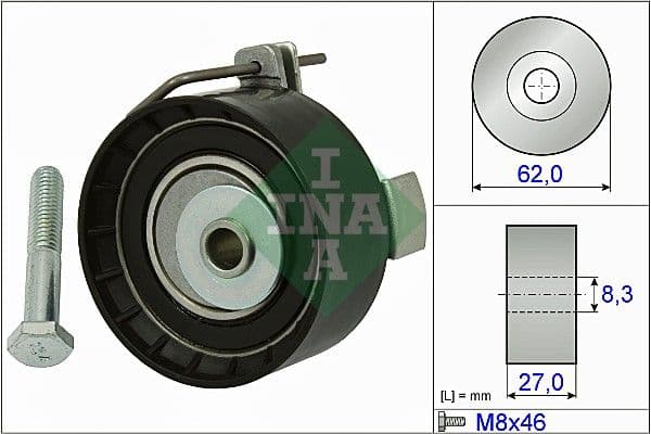 Spriegotājrullītis, Gāzu sadales mehānisma piedziņas siksna Schaeffler INA 531 0813 10 1