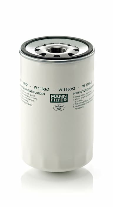 Eļļas filtrs MANN-FILTER W 1160/2 1