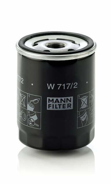 Eļļas filtrs MANN-FILTER W 717/2 1