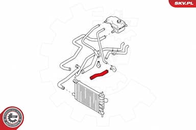 Radiatora cauruļvads ESEN SKV 24SKV348 1
