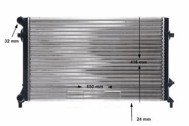 Radiators, Motora dzesēšanas sistēma MAHLE CR 30 001S 11