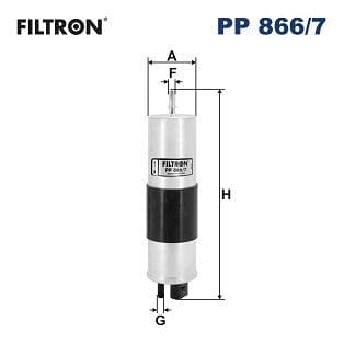 Degvielas filtrs FILTRON PP 866/7 1