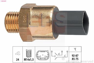 Termoslēdzis, Radiatora ventilators EPS 1.850.691 1