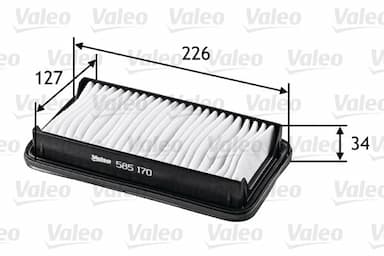 Gaisa filtrs VALEO 585170 1