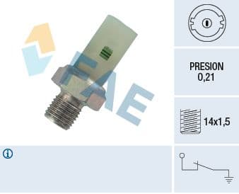 Eļļas spiediena devējs FAE 12350 1