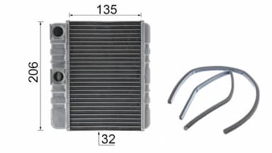 Siltummainis, Salona apsilde MAHLE AH 87 000P 12