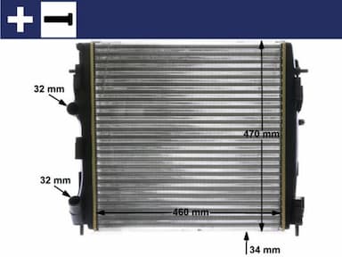 Radiators, Motora dzesēšanas sistēma MAHLE CR 1506 000S 1