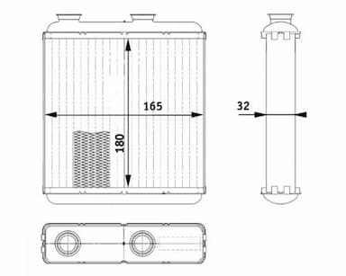 Siltummainis, Salona apsilde MAHLE AH 81 000P 2