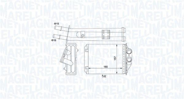 Siltummainis, Salona apsilde MAGNETI MARELLI 350218491000 1