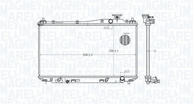 Radiators, Motora dzesēšanas sistēma MAGNETI MARELLI 350213182700 1