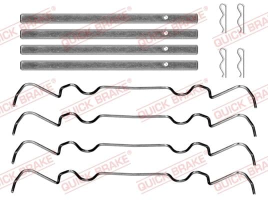 Piederumu komplekts, Disku bremžu uzlikas QUICK BRAKE 109-0069 1