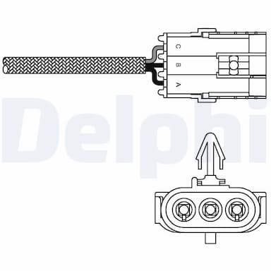 Lambda zonde DELPHI ES10995-12B1 1