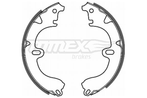 Bremžu loku komplekts TOMEX Brakes TX 20-82 1