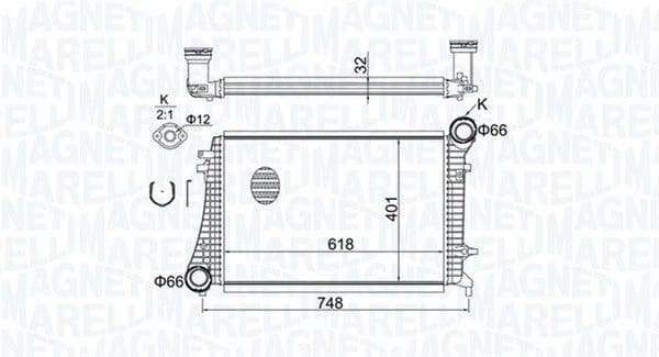 Starpdzesētājs MAGNETI MARELLI 351319204240 1