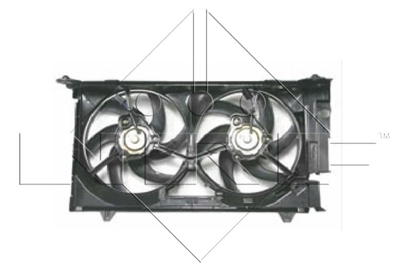 Ventilators, Motora dzesēšanas sistēma NRF 47075 1