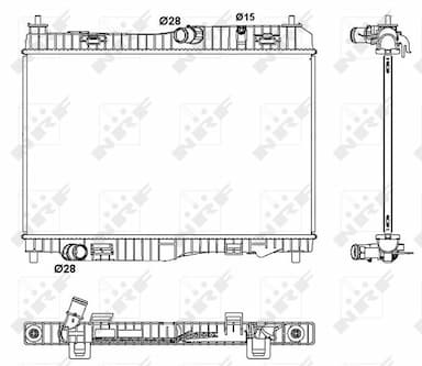 Radiators, Motora dzesēšanas sistēma NRF 53044 4