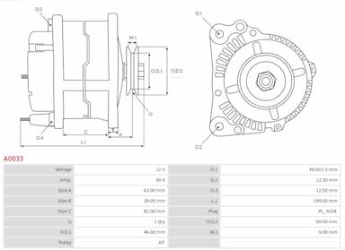 Ģenerators AS-PL A0033 6