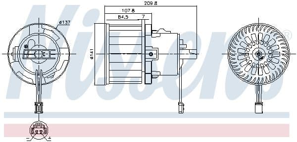 Salona ventilators NISSENS 87610 1