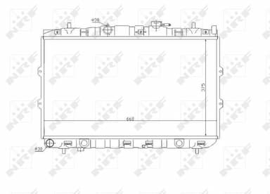 Radiators, Motora dzesēšanas sistēma NRF 53819 1