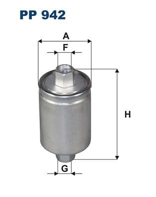 Degvielas filtrs FILTRON PP 942 1