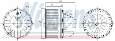 Salona ventilators NISSENS 87488 6