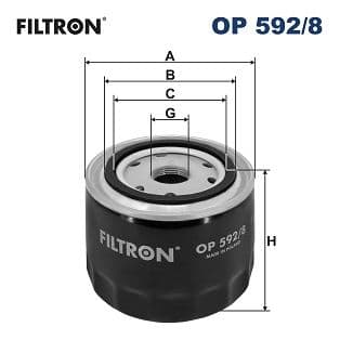 Eļļas filtrs FILTRON OP 592/8 1