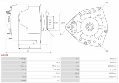 Ģenerators AS-PL A0401 6