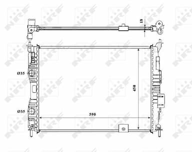 Radiators, Motora dzesēšanas sistēma NRF 53846 1