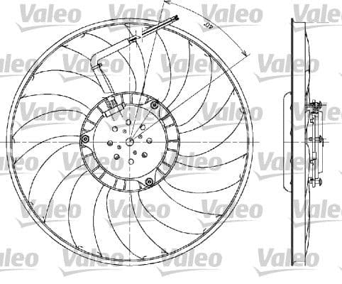 Ventilators, Motora dzesēšanas sistēma VALEO 698610 1