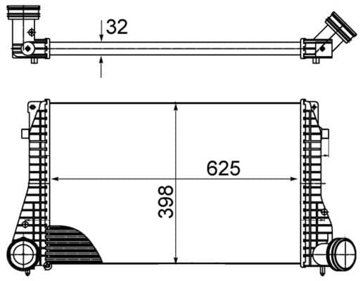 Starpdzesētājs MAHLE CI 482 000S 1