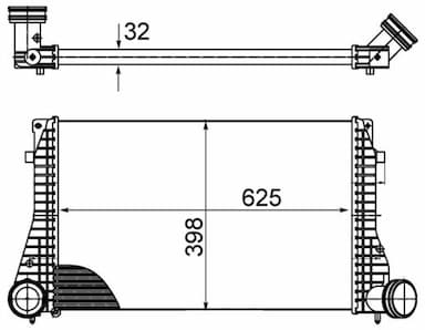 Starpdzesētājs MAHLE CI 482 000S 1