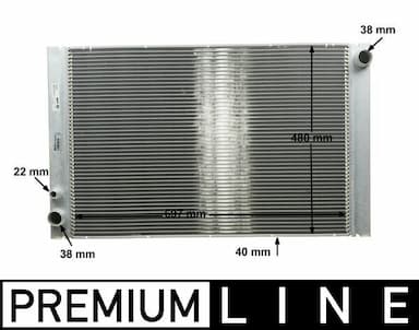 Radiators, Motora dzesēšanas sistēma MAHLE CR 1204 000P 1