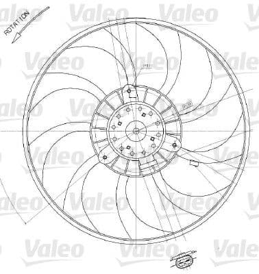 Ventilators, Motora dzesēšanas sistēma VALEO 698412 1