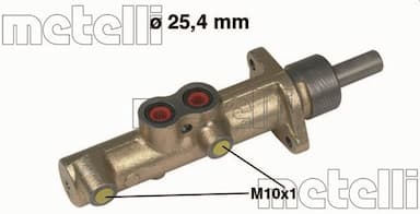 Galvenais bremžu cilindrs METELLI 05-0235 1