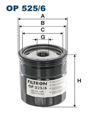 Eļļas filtrs FILTRON OP 525/6 1