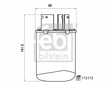 Degvielas filtrs FEBI BILSTEIN 172172 3