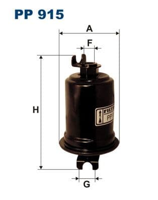 Degvielas filtrs FILTRON PP 915 1