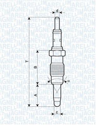 Kvēlsvece MAGNETI MARELLI 062900011304 1