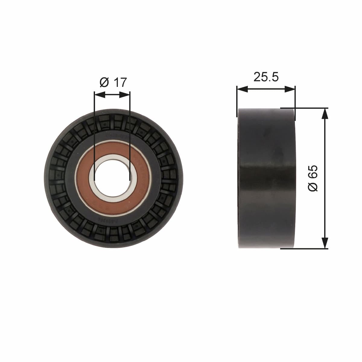 Parazīt-/Vadrullītis, Ķīļrievu siksna GATES T36394 1