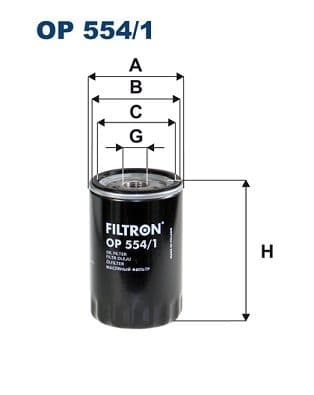 Eļļas filtrs FILTRON OP 554/1 1