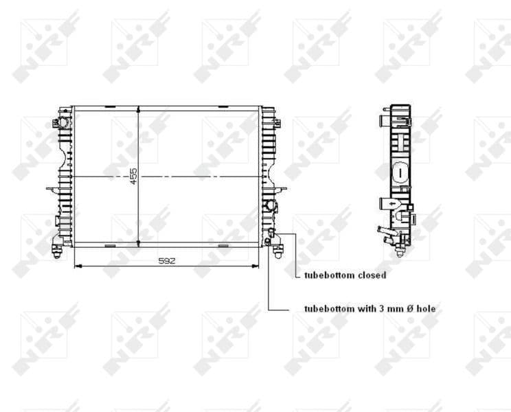 Radiators, Motora dzesēšanas sistēma NRF 509729 1