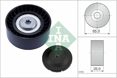 Parazīt-/Vadrullītis, Ķīļrievu siksna Schaeffler INA 532 0748 10 1