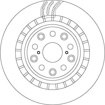 Bremžu diski TRW DF6039S 2