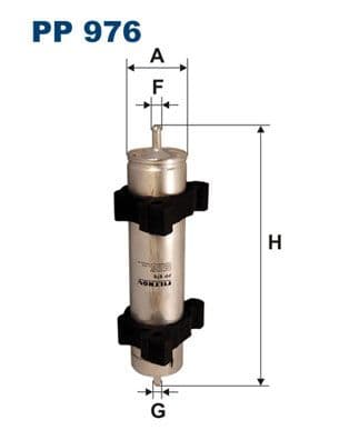 Degvielas filtrs FILTRON PP 976 1