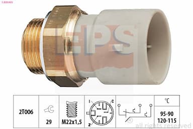 Termoslēdzis, Radiatora ventilators EPS 1.850.655 1