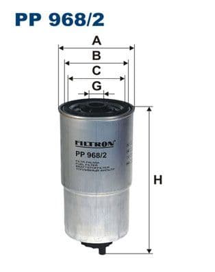 Degvielas filtrs FILTRON PP 968/2 1