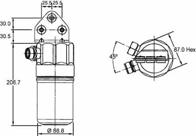 Sausinātājs, Kondicionieris MAHLE AD 41 000S 1