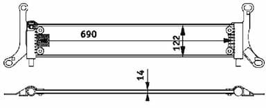 Zemas temperatūras dzesētājs, Starpdzesētājs MAHLE CIR 6 000P 2