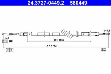 Trose, Stāvbremžu sistēma ATE 24.3727-0449.2 1