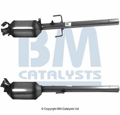 Nosēdumu-/Daļiņu filtrs, Izplūdes gāzu sistēma BM CATALYSTS BM11044 1